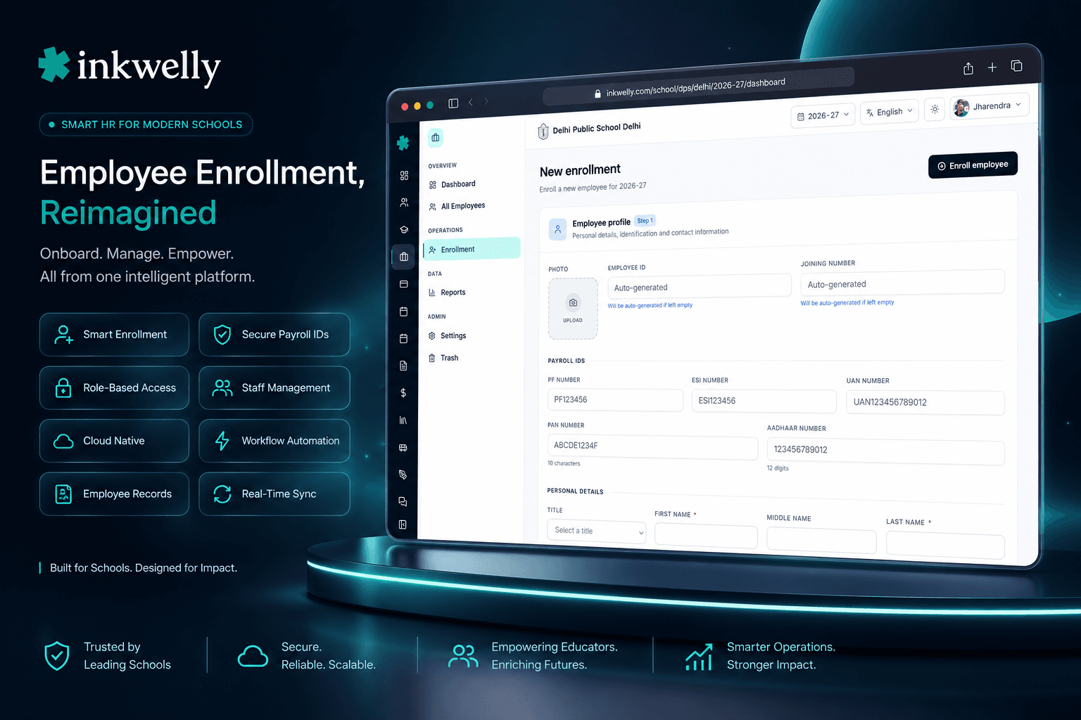 Employees Enrollment inkwelly