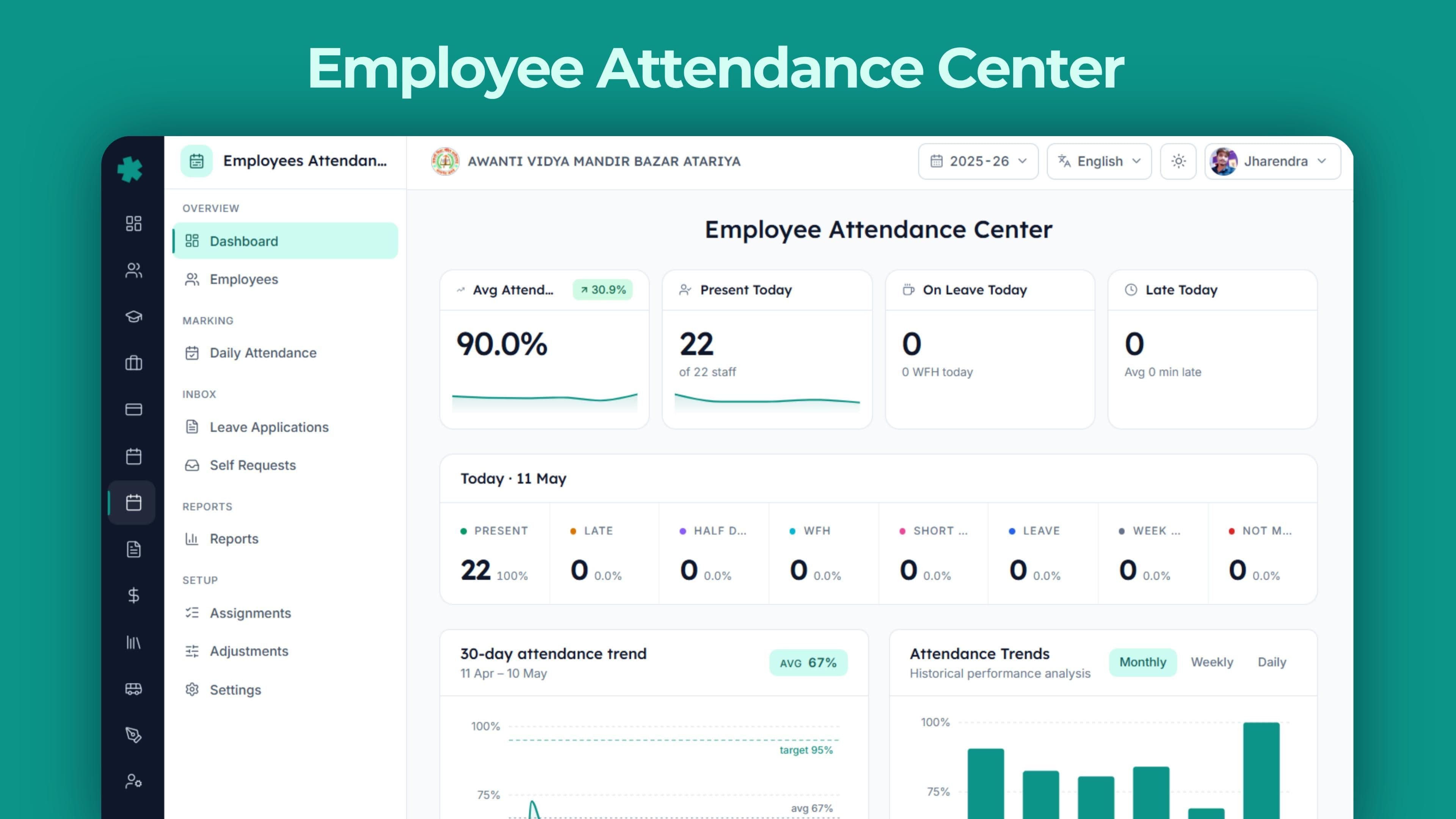 Employee Attendance Center