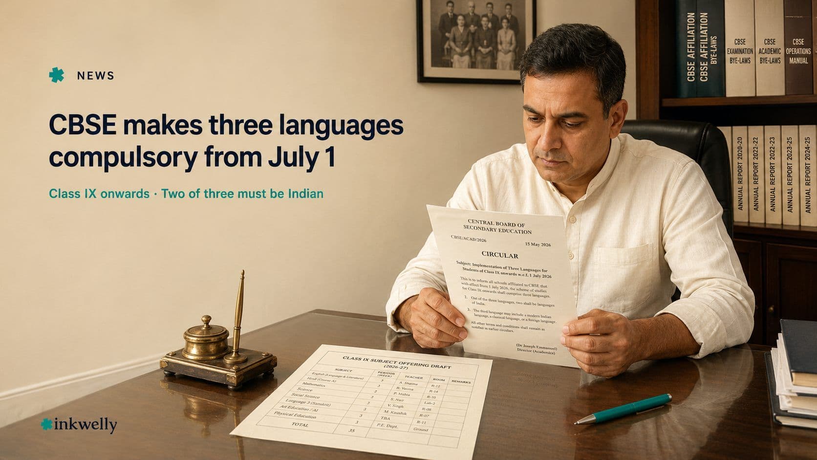 Cbse three language rule class 9 july 2026