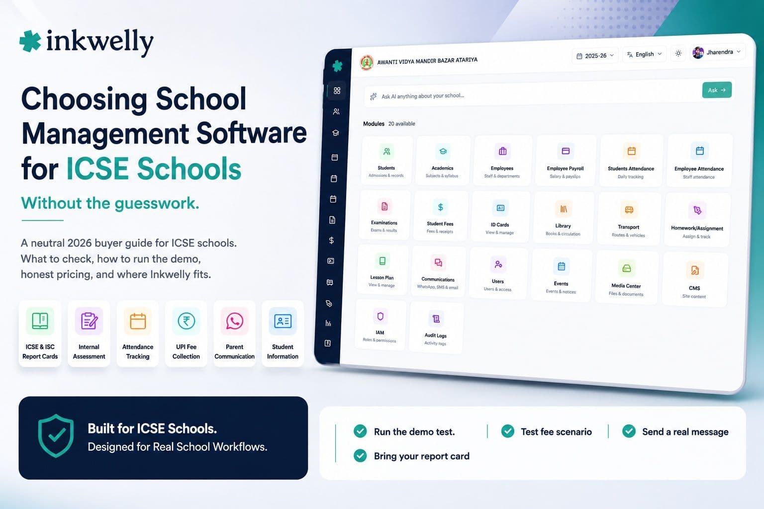 Best School Management Software for ICSE Schools 2026
