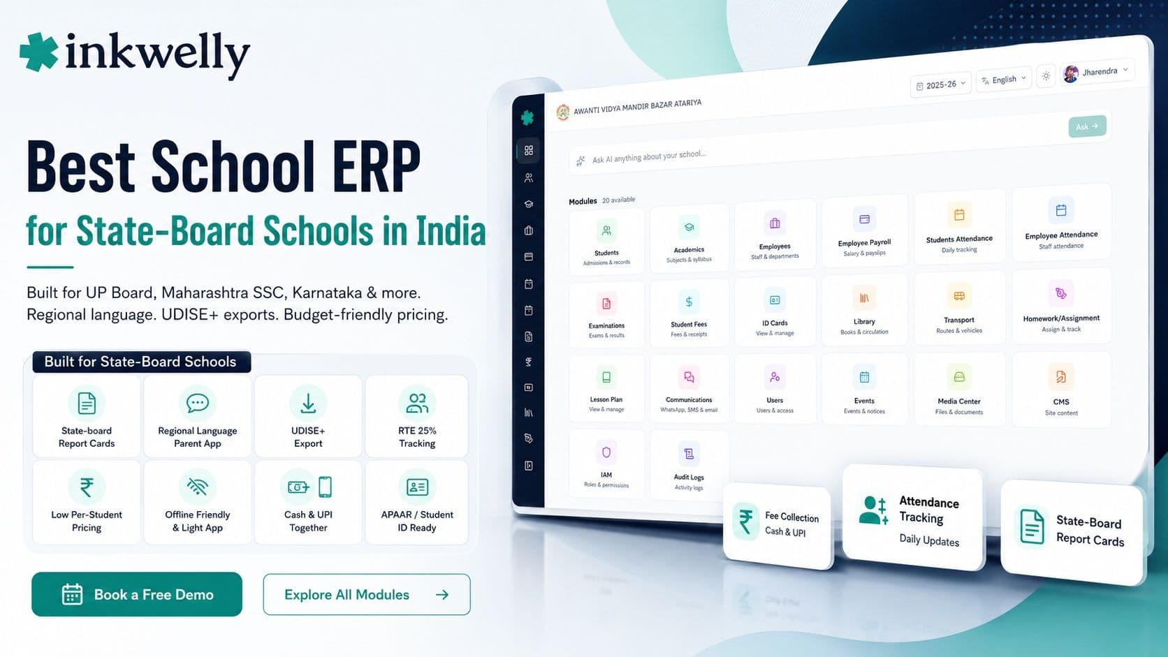 Best school management software for state board schools 2026