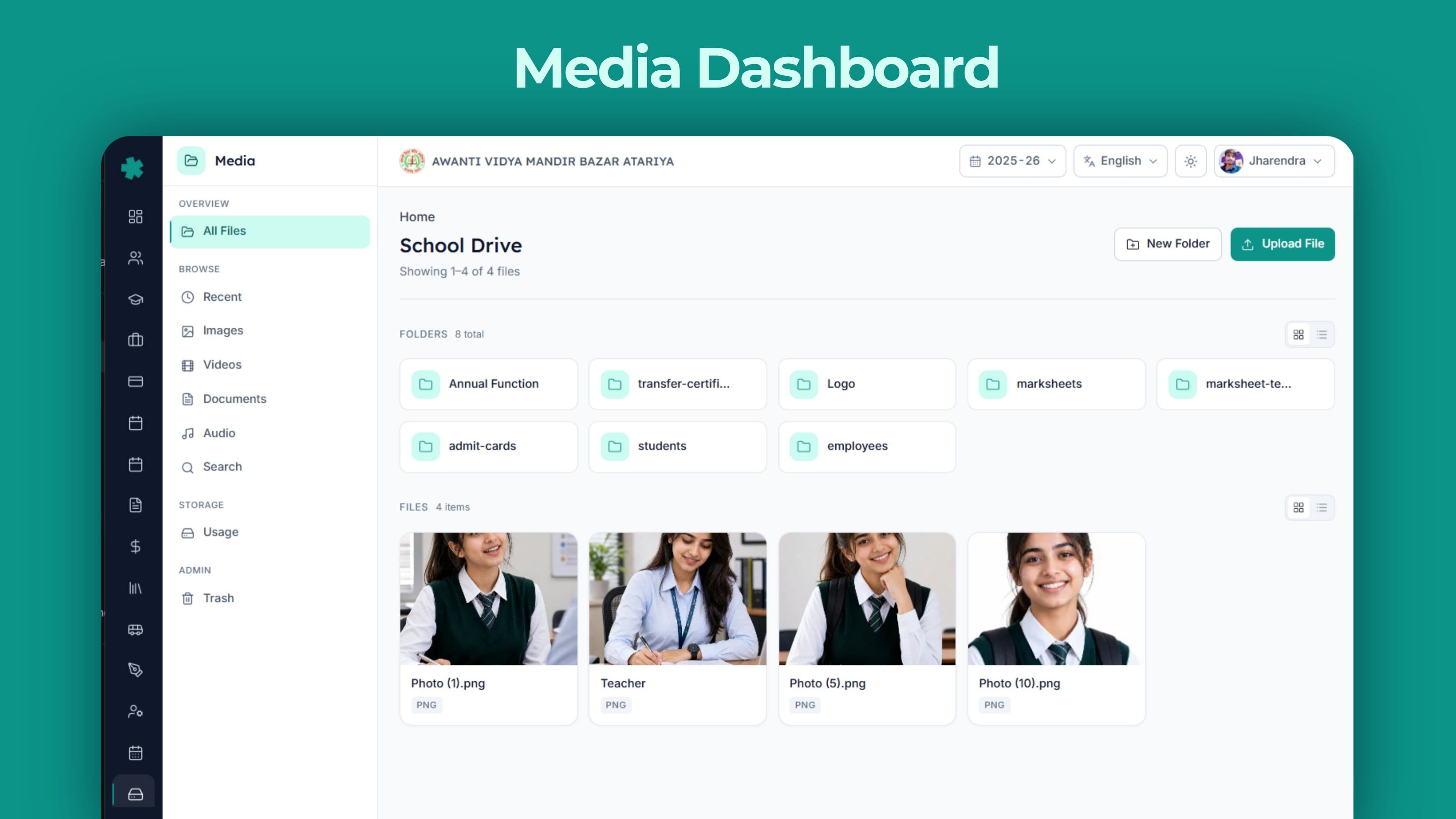 Media Dashboard